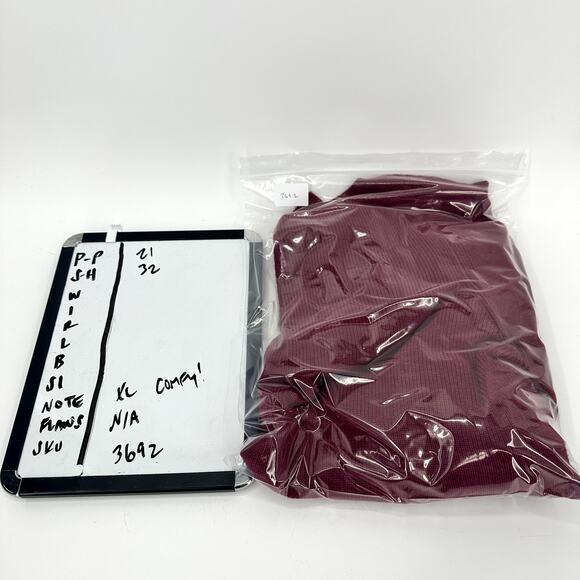 J Jill Sweater Womens XL Red V-Neck Long Sleeve Pullover COMFY Stretch - Picture 7 of 7